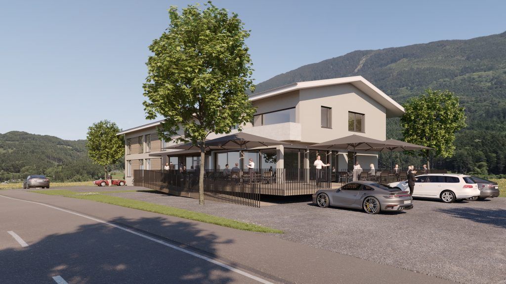 Wo in Satteins Motel und Cafe gebaut werden