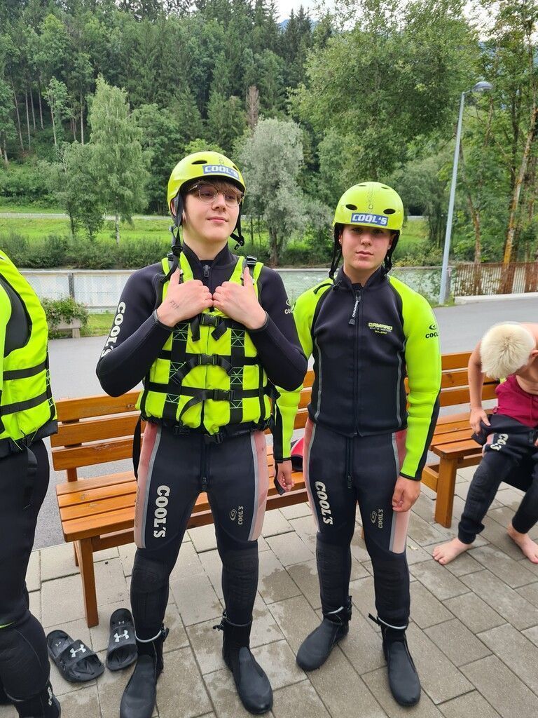 Auch eine Rafting-Tour stand auf dem Programm.