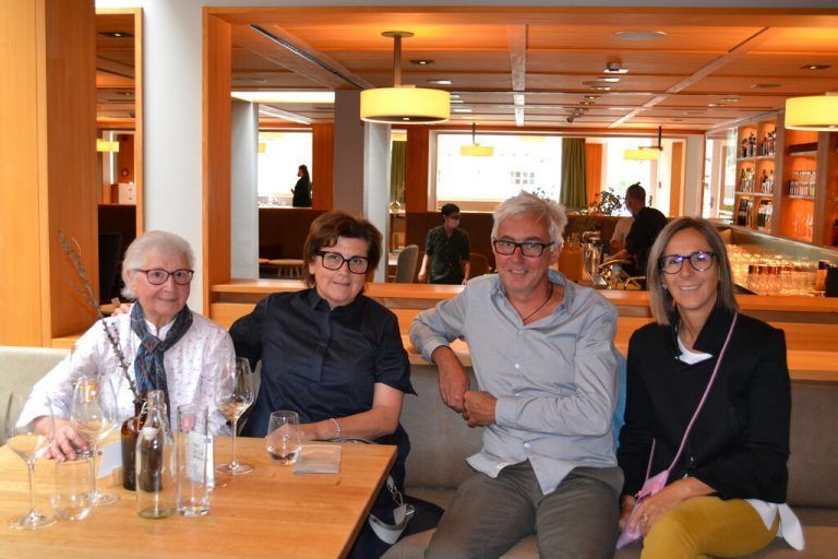 Burgi und Gertrud Walch, Jürgen und Elisabeth Nigsch waren vor Ort.