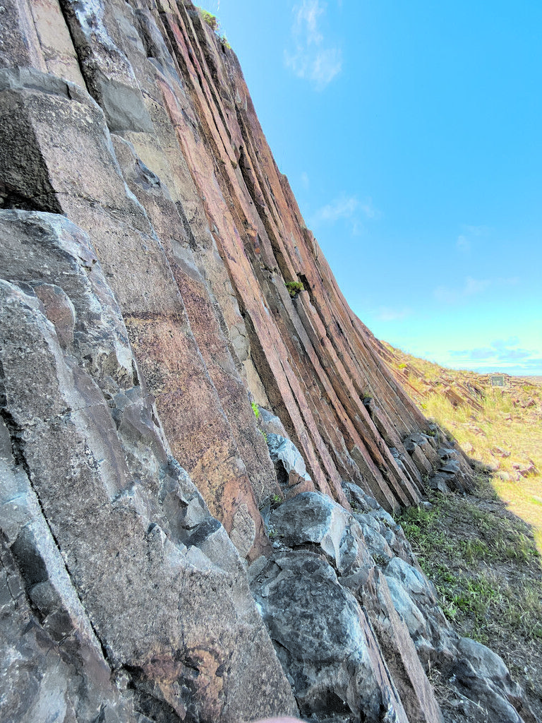Basaltformationen im Westen der Insel