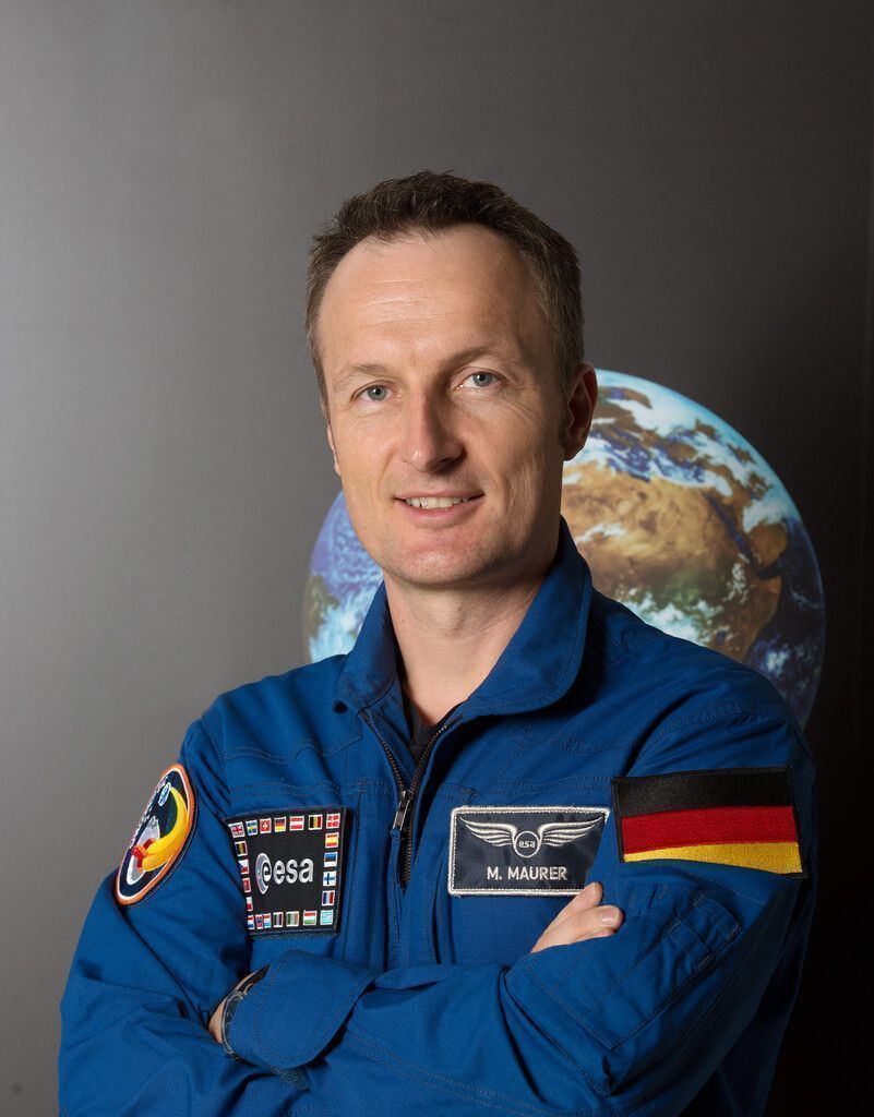 Astronaut in Vorfreude