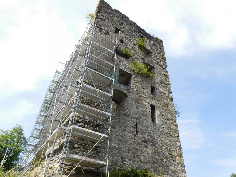 Für Sicherung und Erhalt der Burganlage werden weitere Sanierungsetappen erforderlich sein. Das Konzept einer Generalsanierung wird weiterverfolgt. <span class="copyright">Mäser</span>