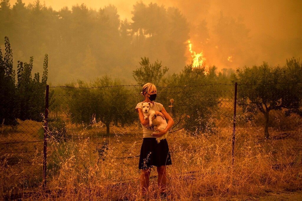 Verzweifelter Kampf gegen die Flammen