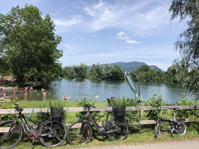 Mit dem Fahrrad durch das ganze Ländle und in die Schweiz. Einer der 15 Zielorte ist der Jannersee. <span class="copyright">Verein agglomeration Rheintal</span>