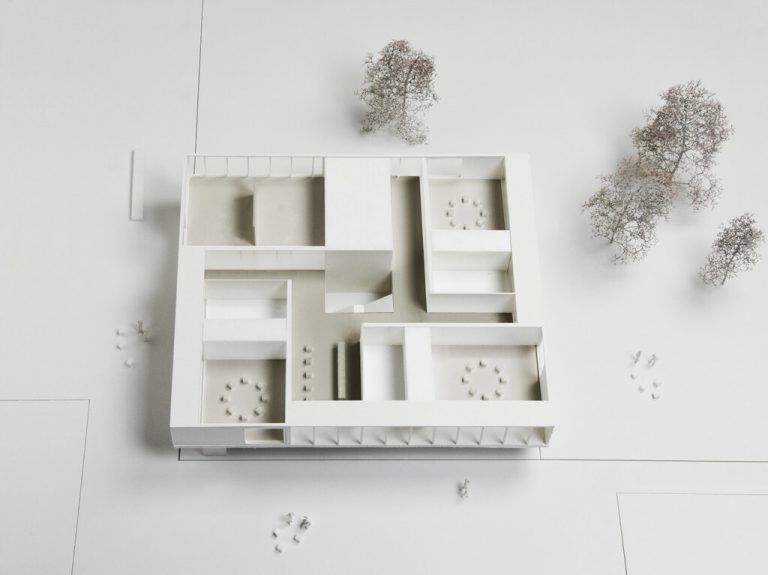 Das neue Kinderhaus im Modell. <span class="copyright">Gemeinde</span>