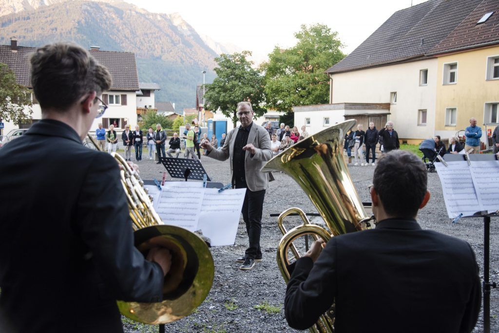 Brandnertaler Kulturwoche vor dem Gitzischroffa eröffnet
