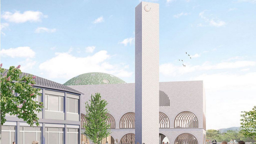 Sichtbar oder unsichtbar? Der geplante Moscheeturm von Lustenau