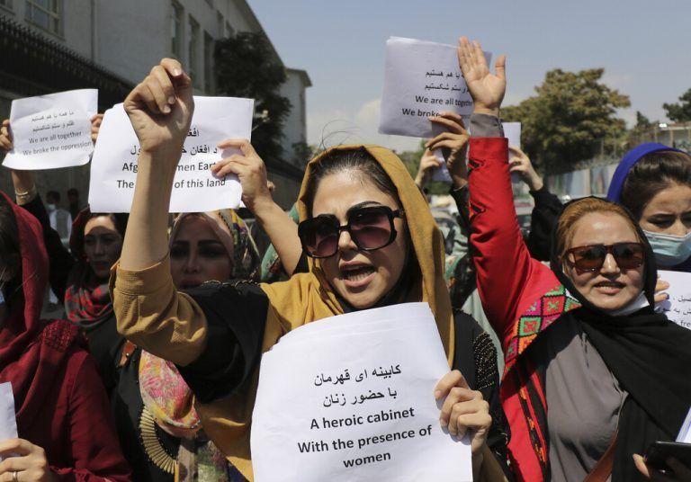Afghanisches Regime will friedliche Proteste offenbar im Keim ersticken. AP