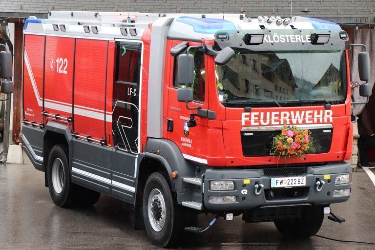 Der neue Stolz der Feuerwehr Klösterle.