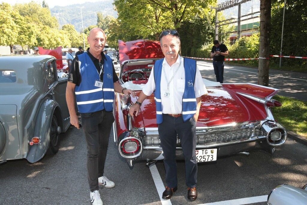 50 Oldtimer machten in Bregenz halt