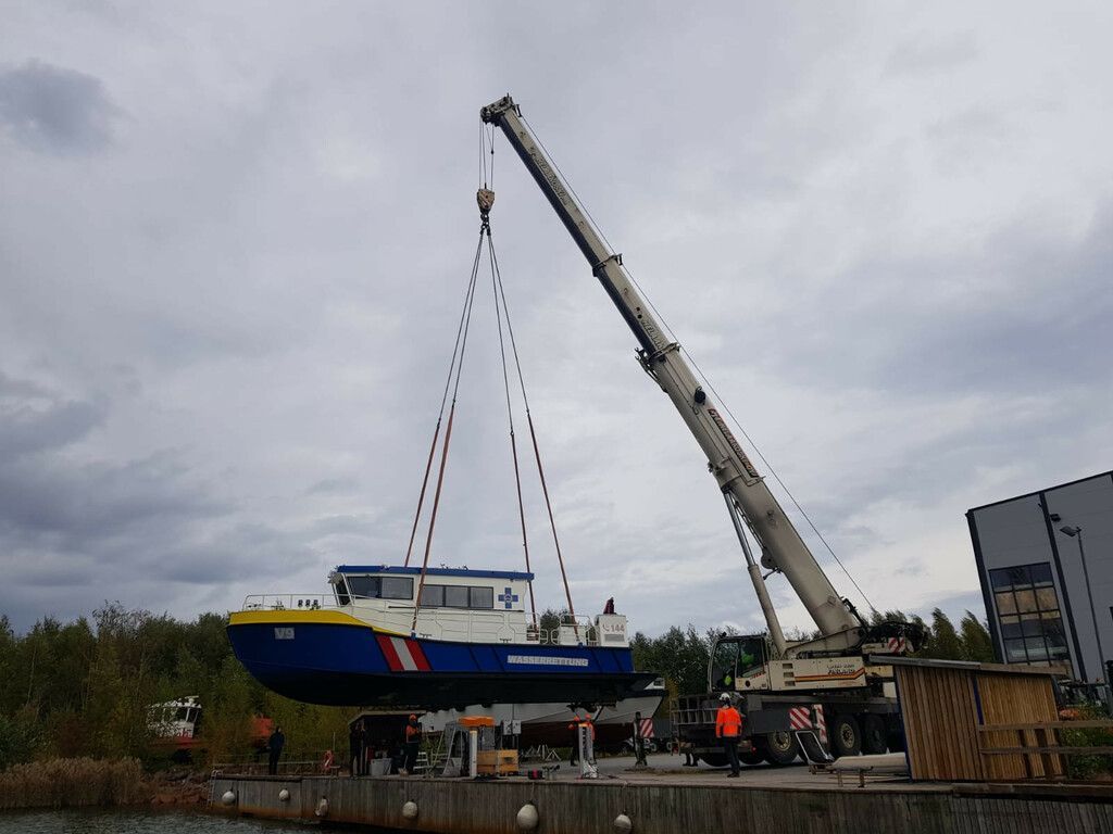 Neues Rettungsboot &#8220;V 9&#8221; auf dem Weg nach Bregenz. »A10