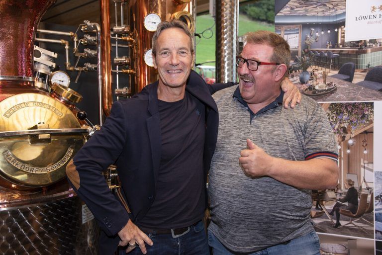 Geschäftsführer der Fricktaler Medien, Ivo Bosshard, und Verkaufsleiter Daniel Müller.