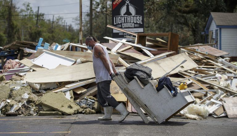 Hurrikan „Ida“ verursachte in Louisiana massive Schäden. AP
