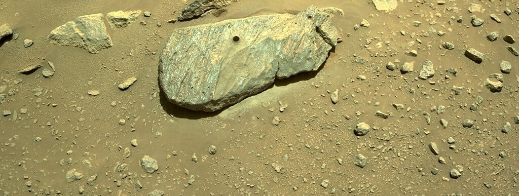 Mars-Rover „Perseverance“ hat Gesteinsprobe entnommen