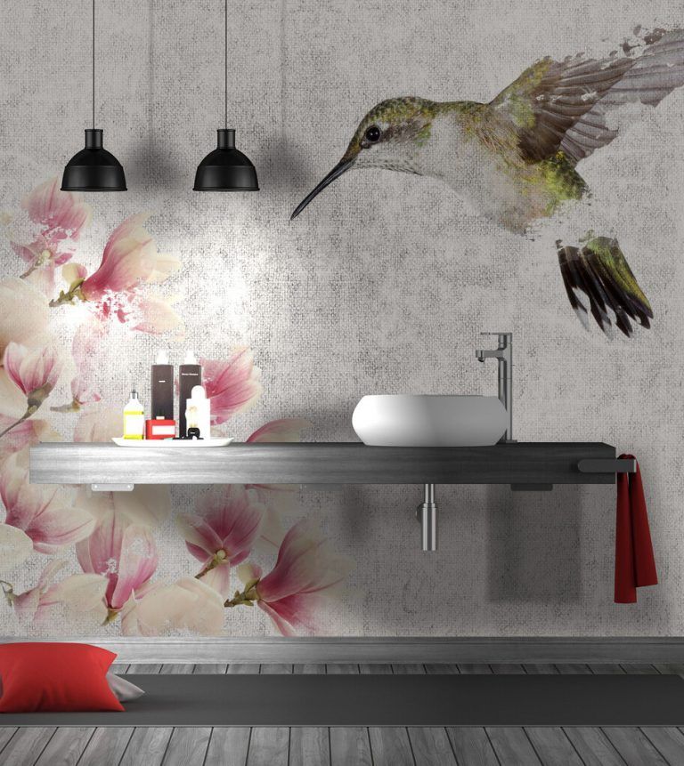 Naturlandschaft im Wohnzimmer. Tapeten machen es möglich. instabilelab