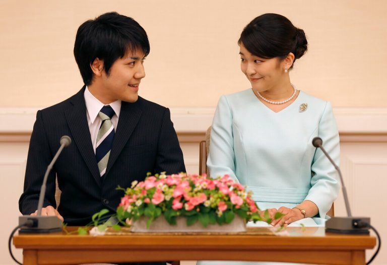 Prinzessin Mako und Kei Komuro sind seit 2017 verlobt.AFP