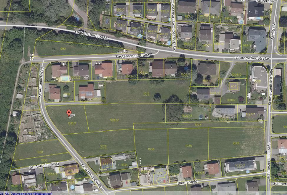 Wo in Wolfurt ein Grundstück für 785.000 Euro verkauft wurde