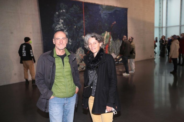 Die Künstler Harald Gmeiner und Francesca Motta.