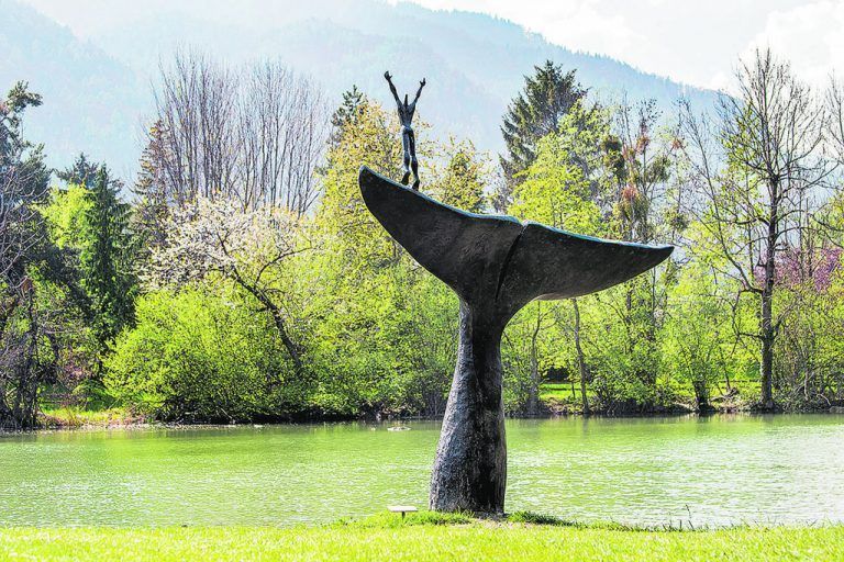 Dieses Jahr nehmen 83 Künstler aus 16 Ländern an der Freiluftausstellung „Bad RagARTZ“ teil. Gemeinsam stellen sie 400 Kunstwerke aus.foto fetzer