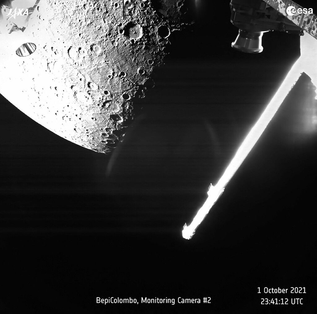 Raumsonde BepiColombo macht erste Bilder vom Merkur