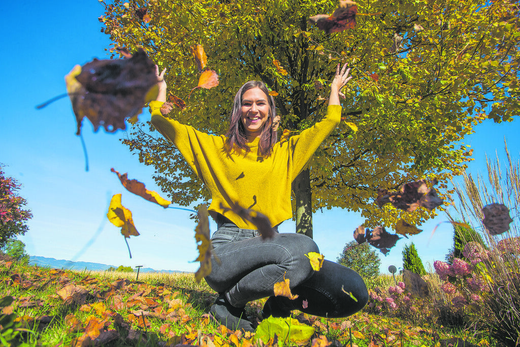 Verlockender goldener Herbst