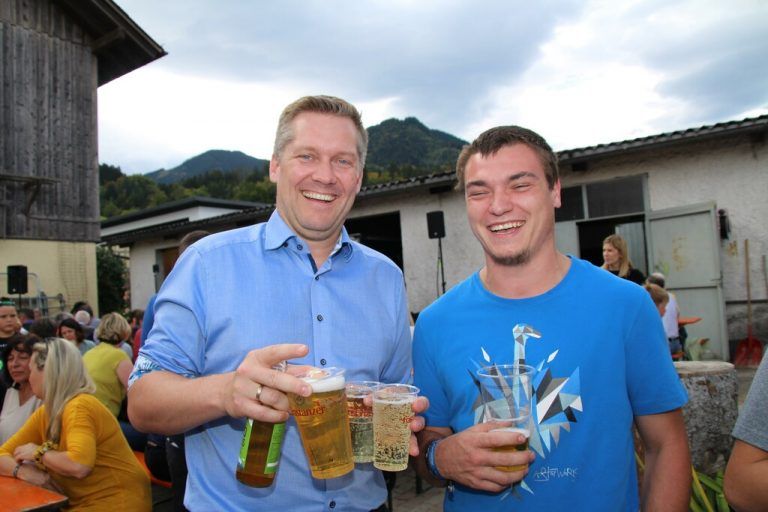 Gemeinderat Johannes Decker und Ortsvorsteher Joachim Ganahl.