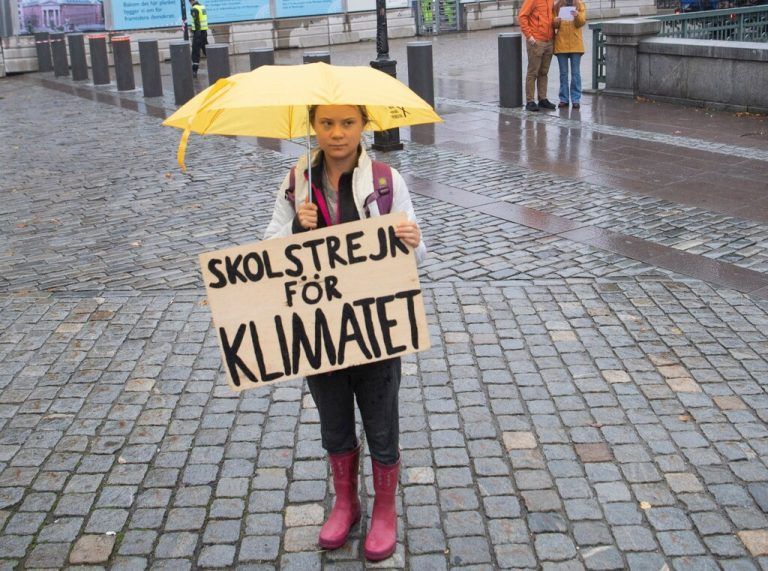 Greta Thunberg setzt sich für das Klima ein und kann als Teenager auch Spaß haben. AFP