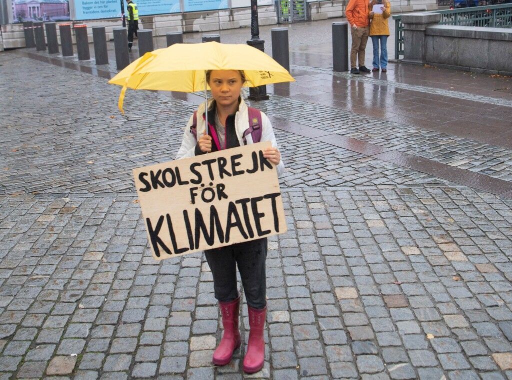 Thunberg schmetterte 80er-Jahre-Hit