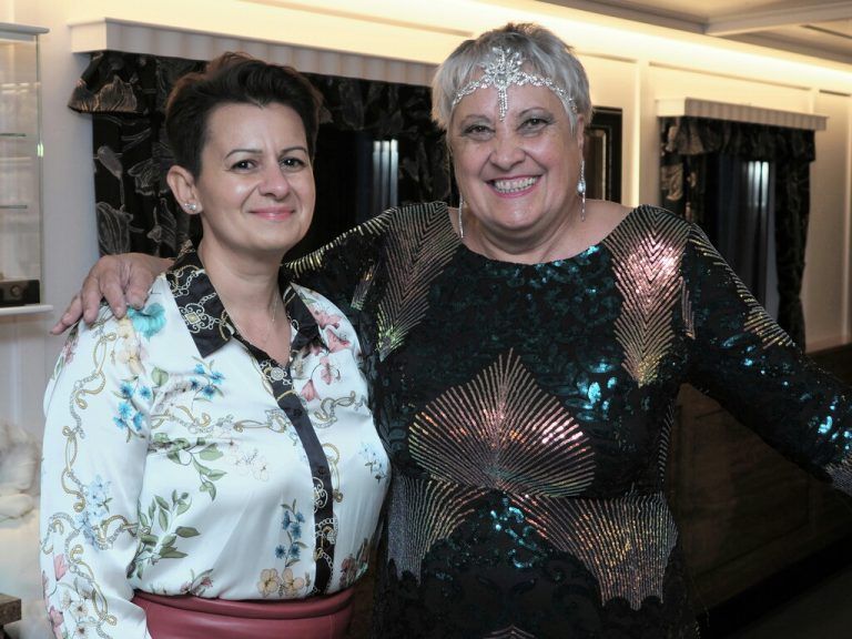 Mitra Zoran (Historische Schifffahrt Bodensee) und Renate Eitel.
