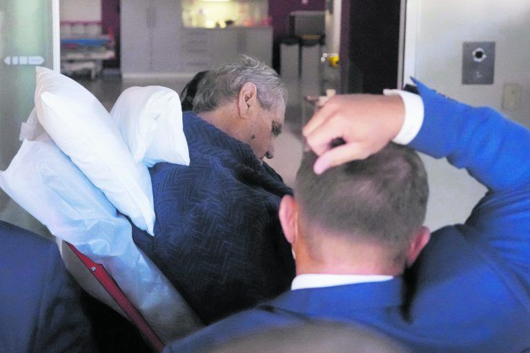 Präsident Milas Zeman wurde am Sonntag in ein Krankenhaus eingeliefert.AP