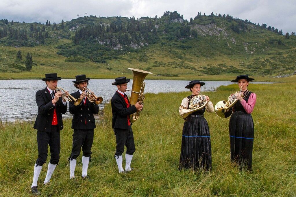 Schlusskonzert in Bludesch  mit der Familienmusik Bär