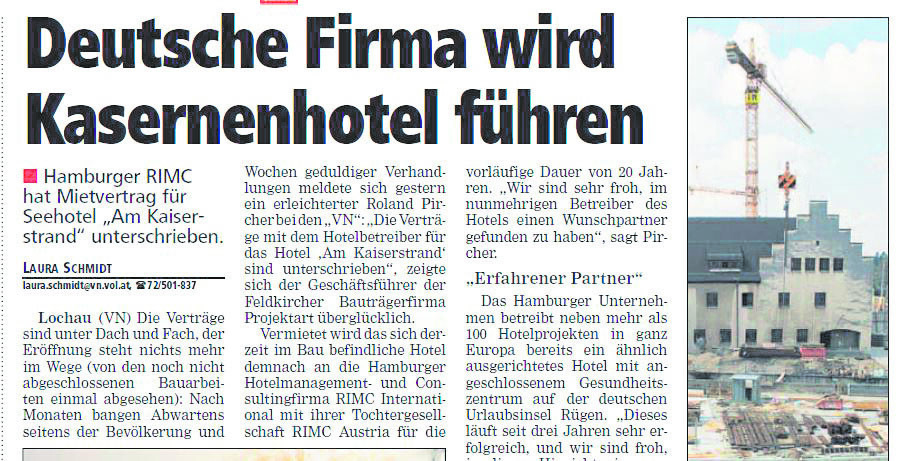 Ein Hotel, aber kein Gesundheitszentrum