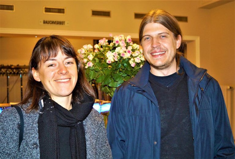 Bettina Hug und Jonathan Jancsary waren sehr gespannt auf die Inszenierung.