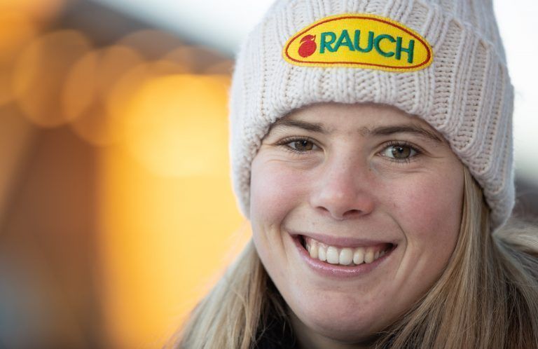 Katharina Liensberger will im zweiten Durchgang voll pushen.<span class="copyright">gep</span><span class="copyright">a</span>