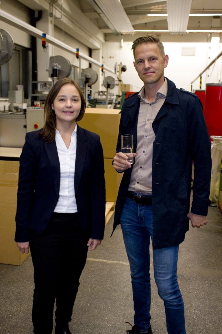 Selina Lorenz (Hilcona) und Patrick Walchensteiner (sachesieben).
