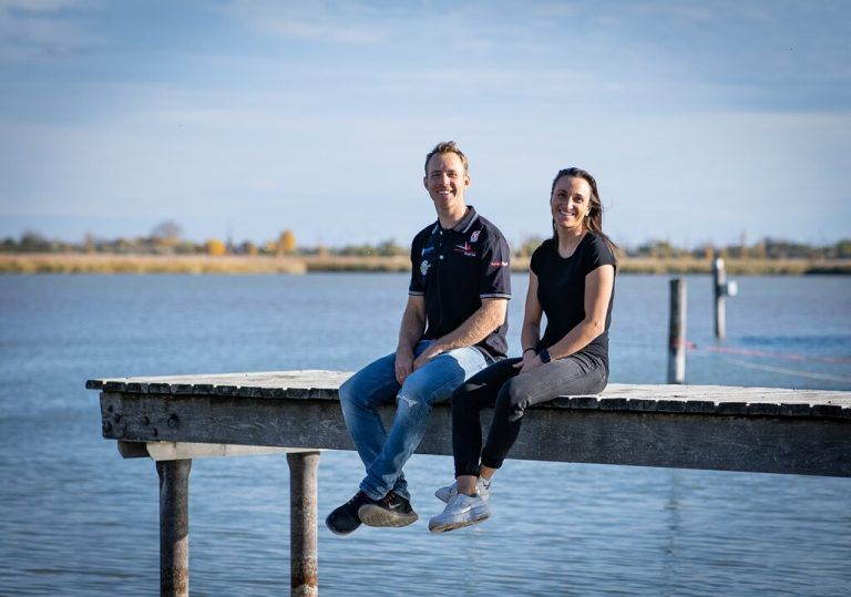 Das neue 470er-Gespann Lukas Mähr und Lara Vadlau. ???