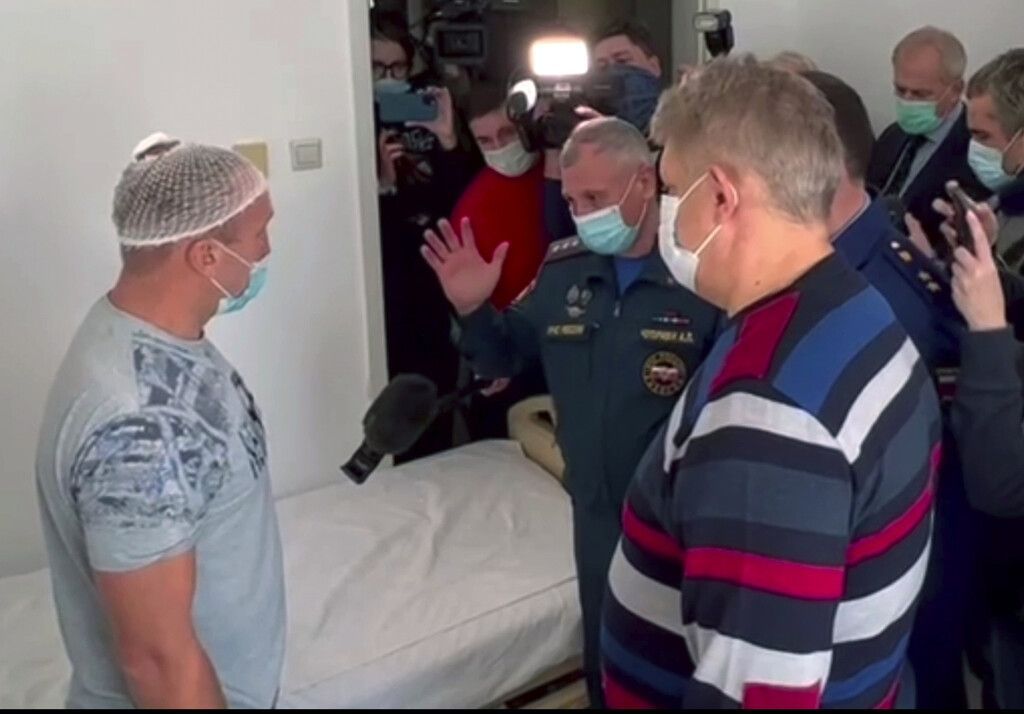 Überlebender aus sibirischer Kohlemine gerettet