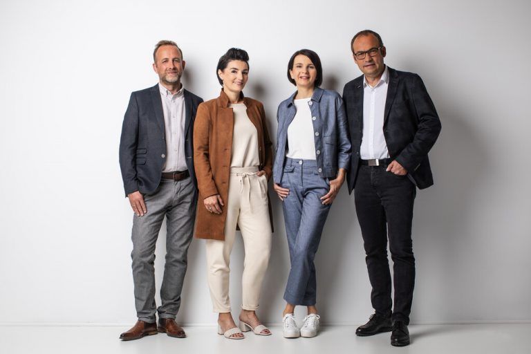 Fussl-Führungsteam: Karl, Maria, Martina Mayr und Ernst. fussl