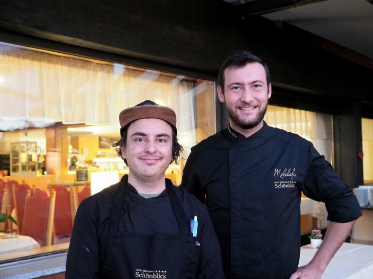 Küchenchef Thomas Sanli (l.) und Juniorchef Jeremias Hehle.