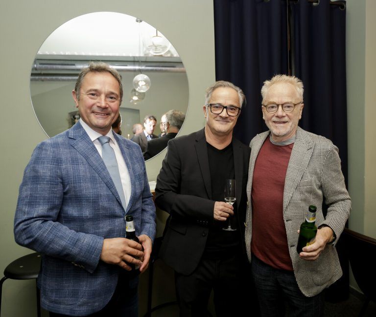 Norbert Sieber (v.l.), Martin Gruber und Tone Fink waren auch dabei.