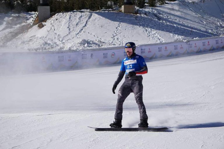 Seine Zeit aus dem ersten Qualifikationslauf hätte für Luca Hämmerle zu einem Finalplatz gereicht. Privat/FIS