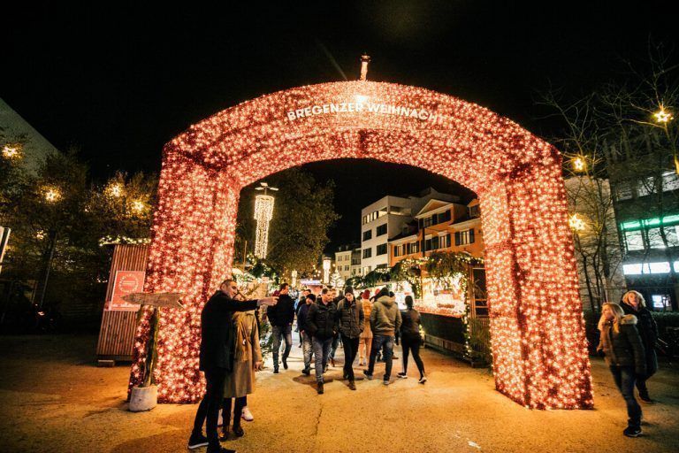 Vorweihnachtliche Atmosphäre bei derBregenzer Weihnacht. VN/SAMS