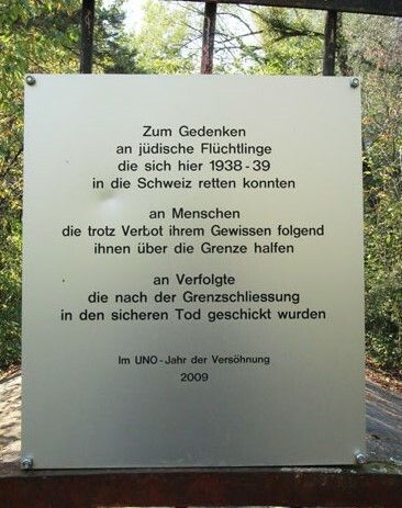 Zu sehen ist auch ein wichtiges Denkmal an der Grenze zur Schweiz.