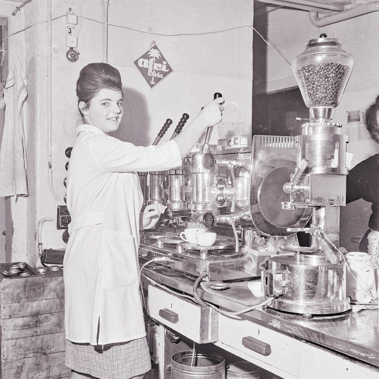 Bregenz, Cafe Montfort, 1960
