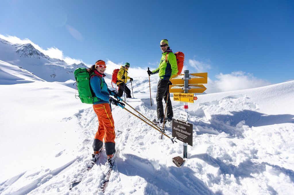 Grenzüberschreitende Powderabfahrten