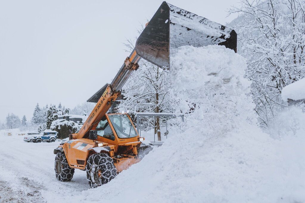 Österreich im Schneechaos
