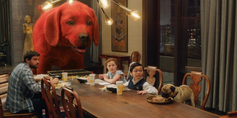 Die filmische Adaption geht zurück auf die US-amerikanischen Kinderbücher „Clifford the Big Red Dog“. AP