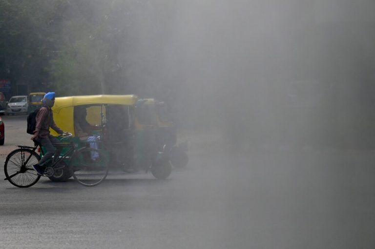 Die Luftqualität in Neu-Delhi gehört zu den schlechtesten der Welt. AFP