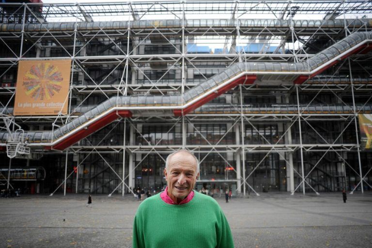 Eines der bekanntesten Bauwerke von Richard Rogers ist das Centre Pompidou in Paris, das er zusammen mit Renzo Piano entwarf.afp