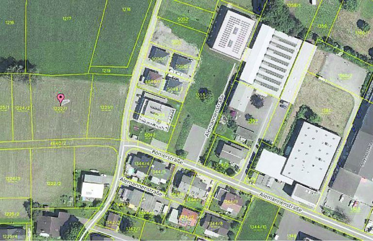 Grundstück in Höchst um 720.000 Euro verkauft